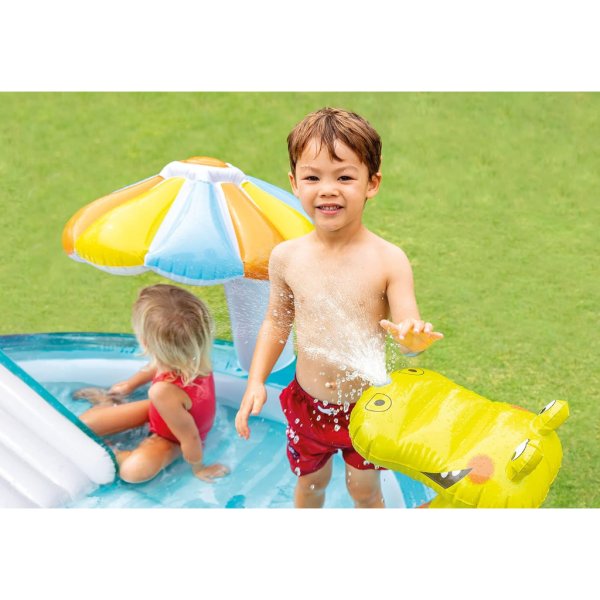intex gator inflatable play center w slide (6)