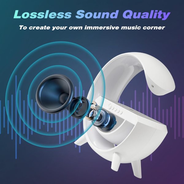 led wireless charging speaker3