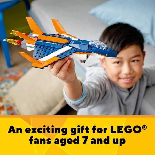 lego creator 3in1 supersonic jet 31126 building kit (6)
