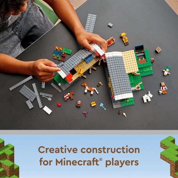 lego minecraft the red barn farm house toy 211875