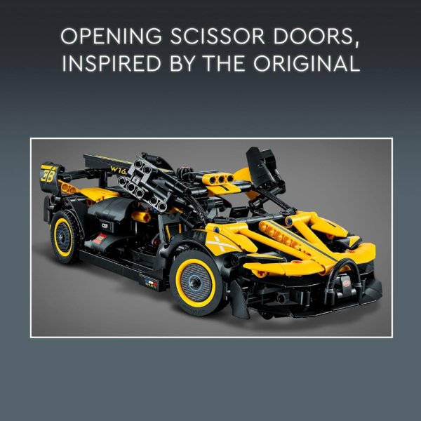 lego technic bugatti bolide racing car building set 421511