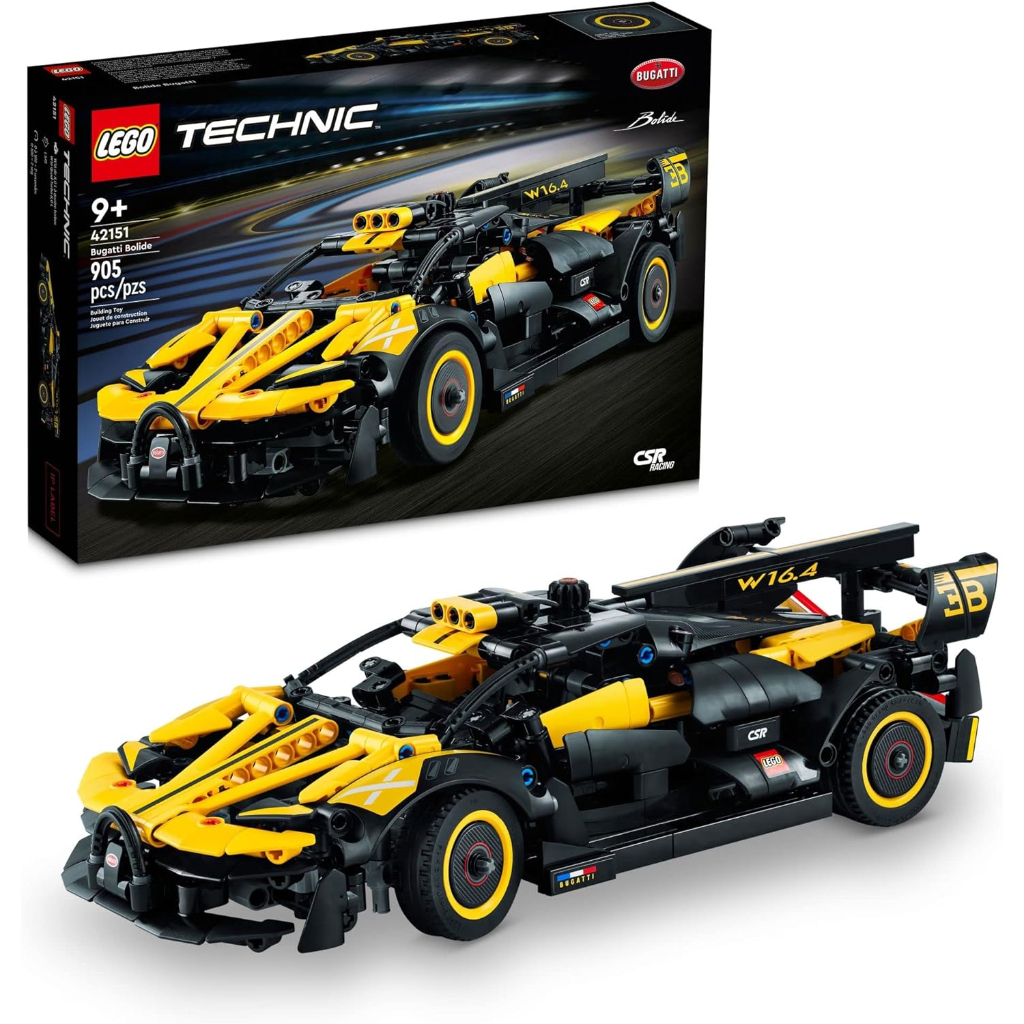 lego technic bugatti bolide racing car building set 421514