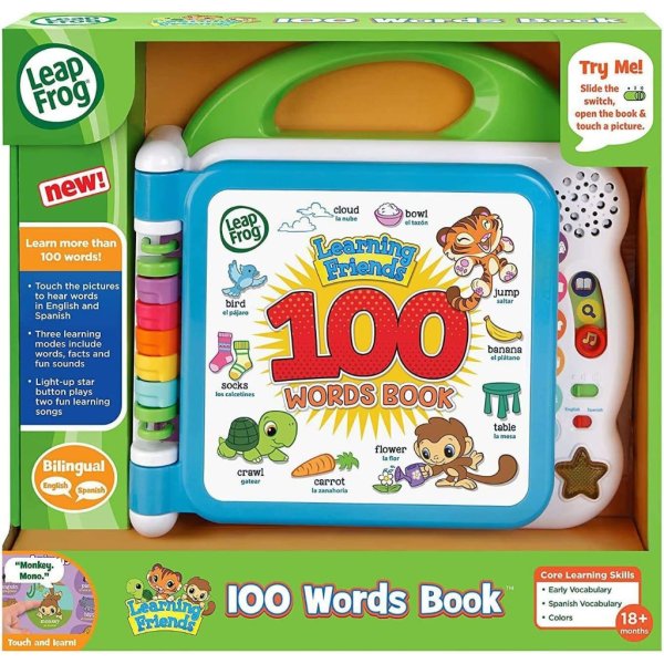 leapfrog learning friends 100 words book (frustration free packaging), green (6)