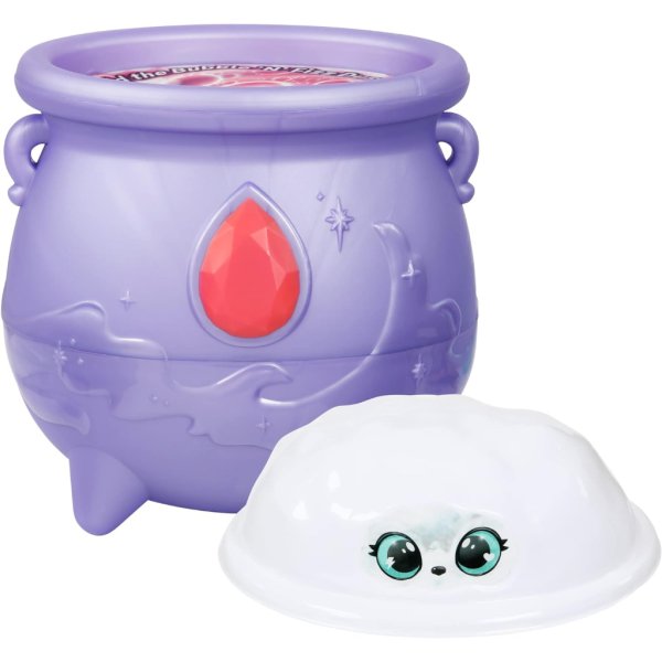 magic mixies color surprise magic cauldron. reveal a mixie plushie from the fizzing cauldron and discover 6 magical color change surprises1