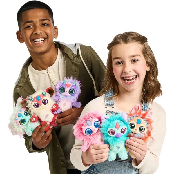 magic mixies color surprise magic cauldron. reveal a mixie plushie from the fizzing cauldron and discover 6 magical color change surprises10