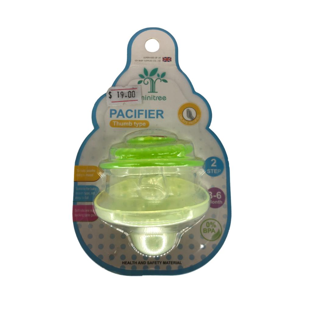 minitree pacifier (thumb type) blue