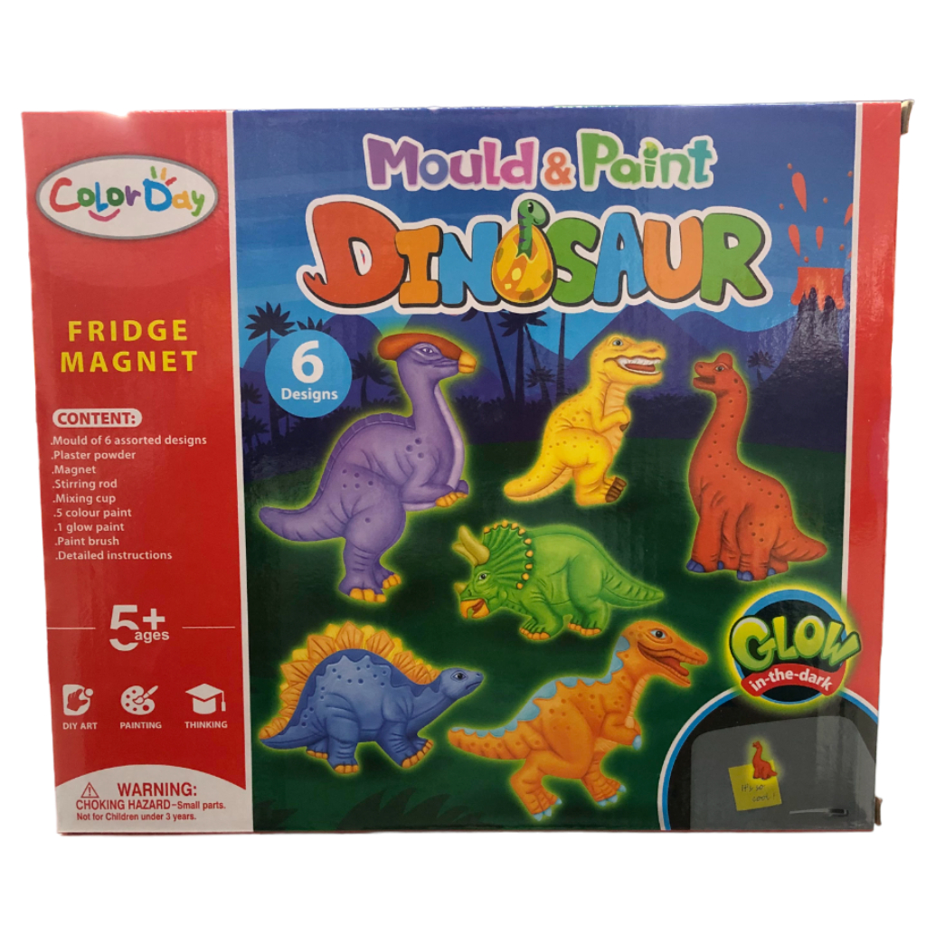 mould & paint dinosaur