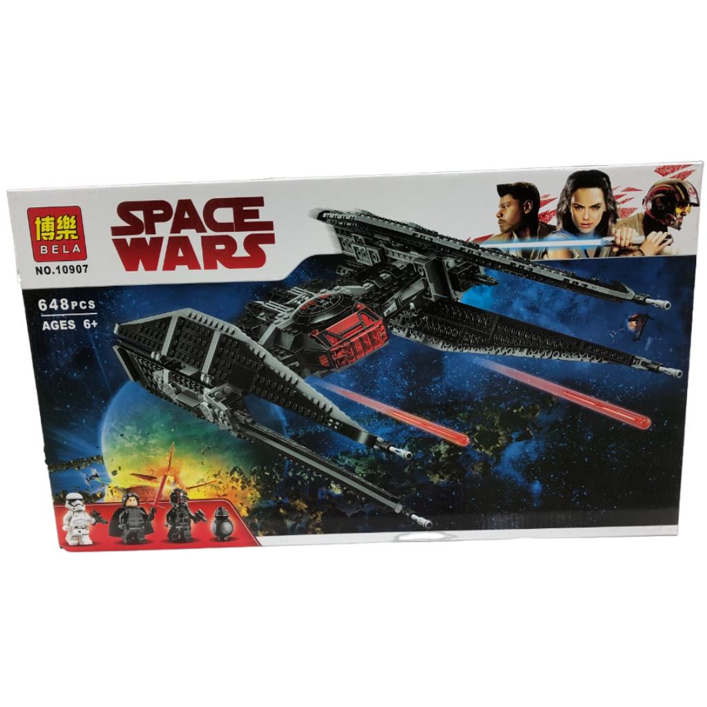 space wars kylo ren's tie fighter block set (648pcs)