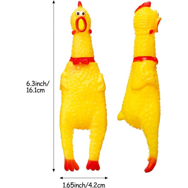 15 pcs rubber chicken squeaky toy4