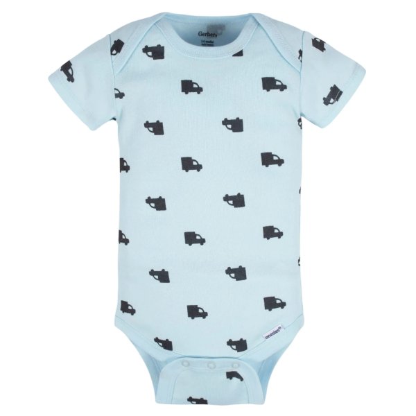 5 pack baby boys transportation zone onesies® bodysuits6 9m (polybag)6