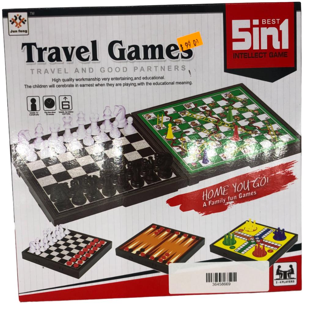 5 in 1 chess game