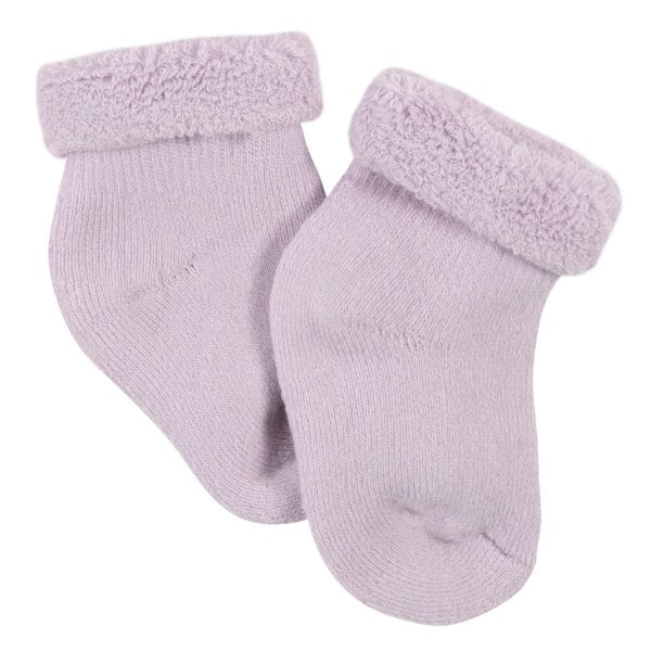 6 pack baby girls bunny ballerina wiggle proof™ terry bootie socks3 6m (hanging)2