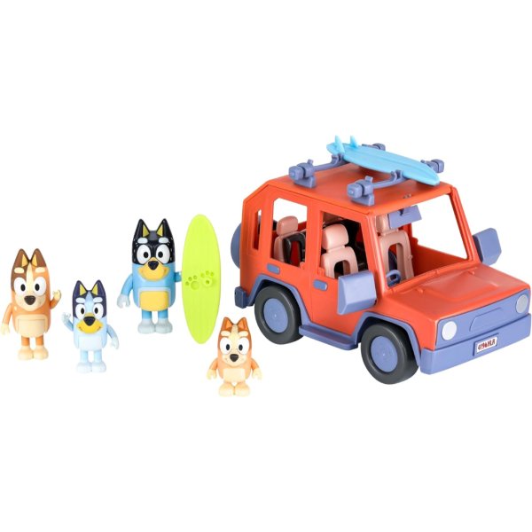bluey heeler family 4wd vehicle and 4 figure pack1