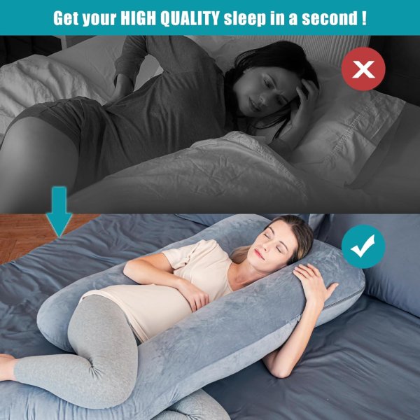 cute castle pregnancy pillows, soft u shape maternity pillow with removable cover4