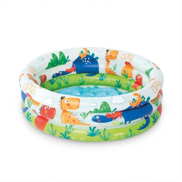 dinosaur 3 ring baby pool1