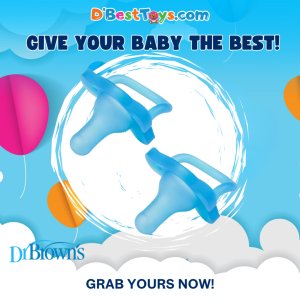 Dr. Brown’s™ HappyPaci™ Silicone Pacifier, 2 count,