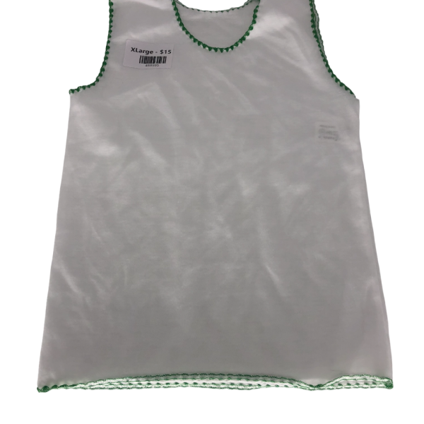 extra large white baby vest (assorted colors) (5)