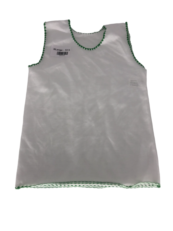 extra large white baby vest (assorted colors) (5)