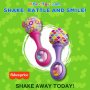 Fisher-Price Baby Newborn Toys Rattle ‘n Rock Maracas Set (Pink)