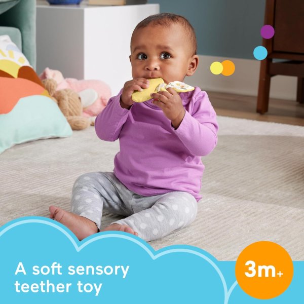fisher price baby sensory toy snuggle bunny teether5