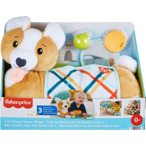 fisher price baby toys 3 in 1 puppy tummy wedge1