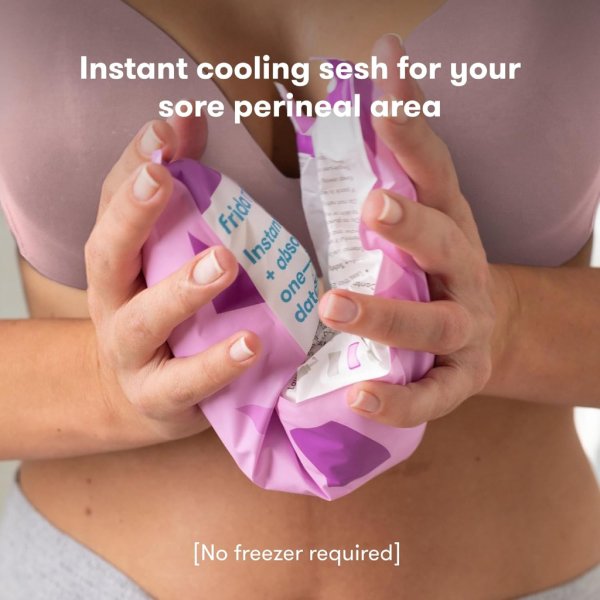 frida mom 2 in 1 postpartum pads, absorbent perineal ice maxi pads, instant cold therapy packs and maternity pad in one5