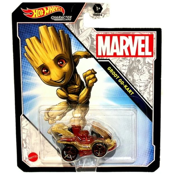 hot wheel marvel character cars(groot go kart)1