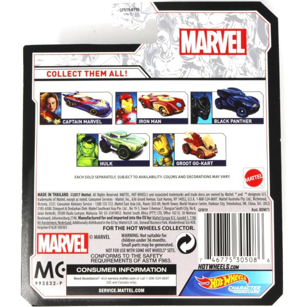 hot wheel marvel character cars(groot go kart)3