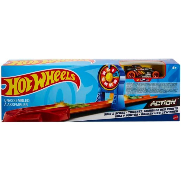 hot wheels action track spin & score with car3