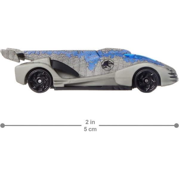 hot wheels jurassic world dominion velociraptor 'blue'2