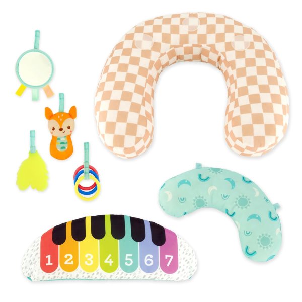 infantino kick 'n keys 7 in 1 musical piano activity gym with seat positioner3