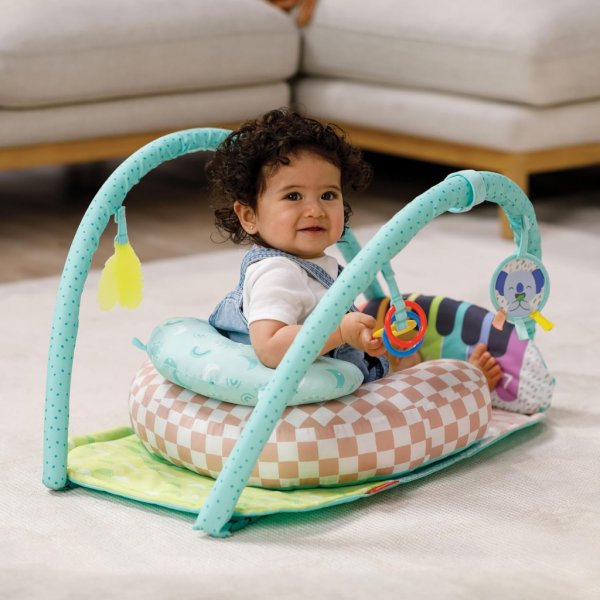 infantino kick 'n keys 7 in 1 musical piano activity gym with seat positioner9