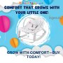 Ingenuity Keep Cozy 3-in-1 Grow with Me Vibrating Baby Bouncer Seat & Infant to Toddler Rocker - Burst (Pink), Newborn and up