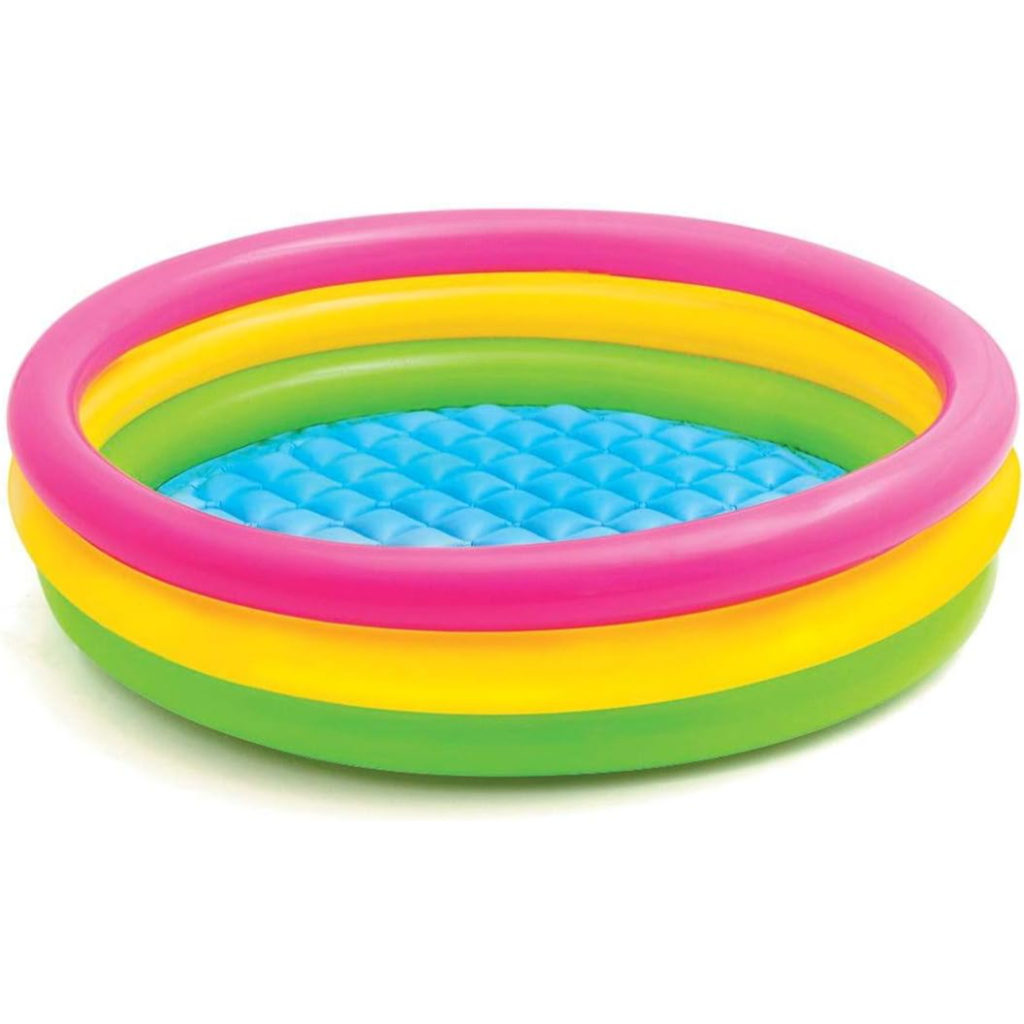 intex sunset 3 ring glow pool with inflatable floor(45x10) (3)