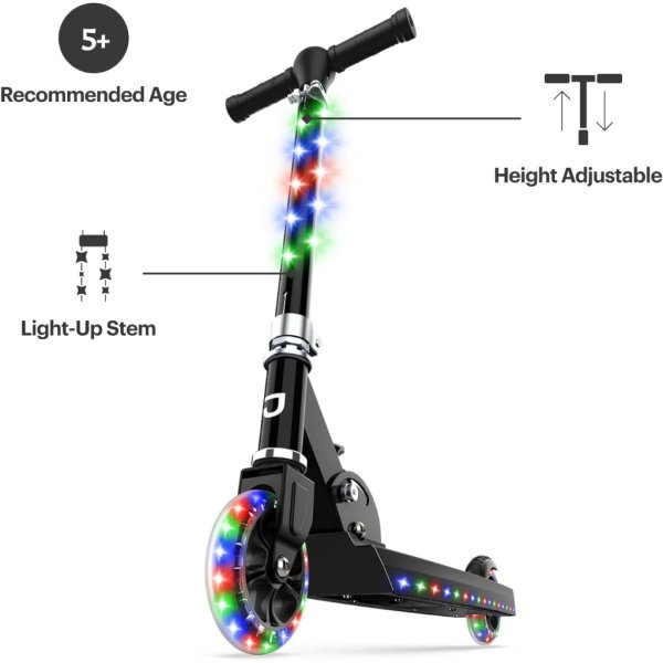 jetson jupiter 2 wheel kick scooter, black3