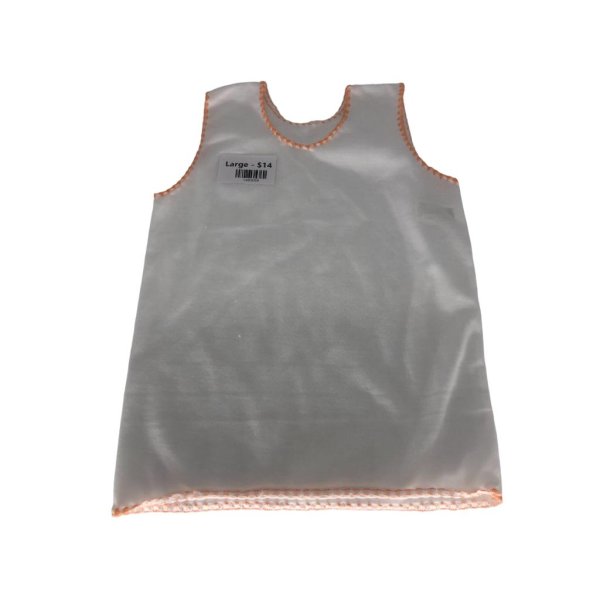 large white baby vest (assorted colors) (6)
