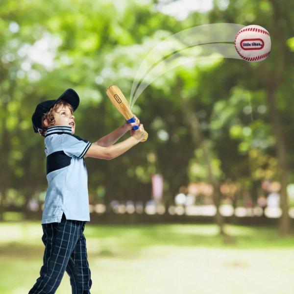 little tikes baseball starter set, childs beginners sports ball bat glove, boys girls ages 3 and up3
