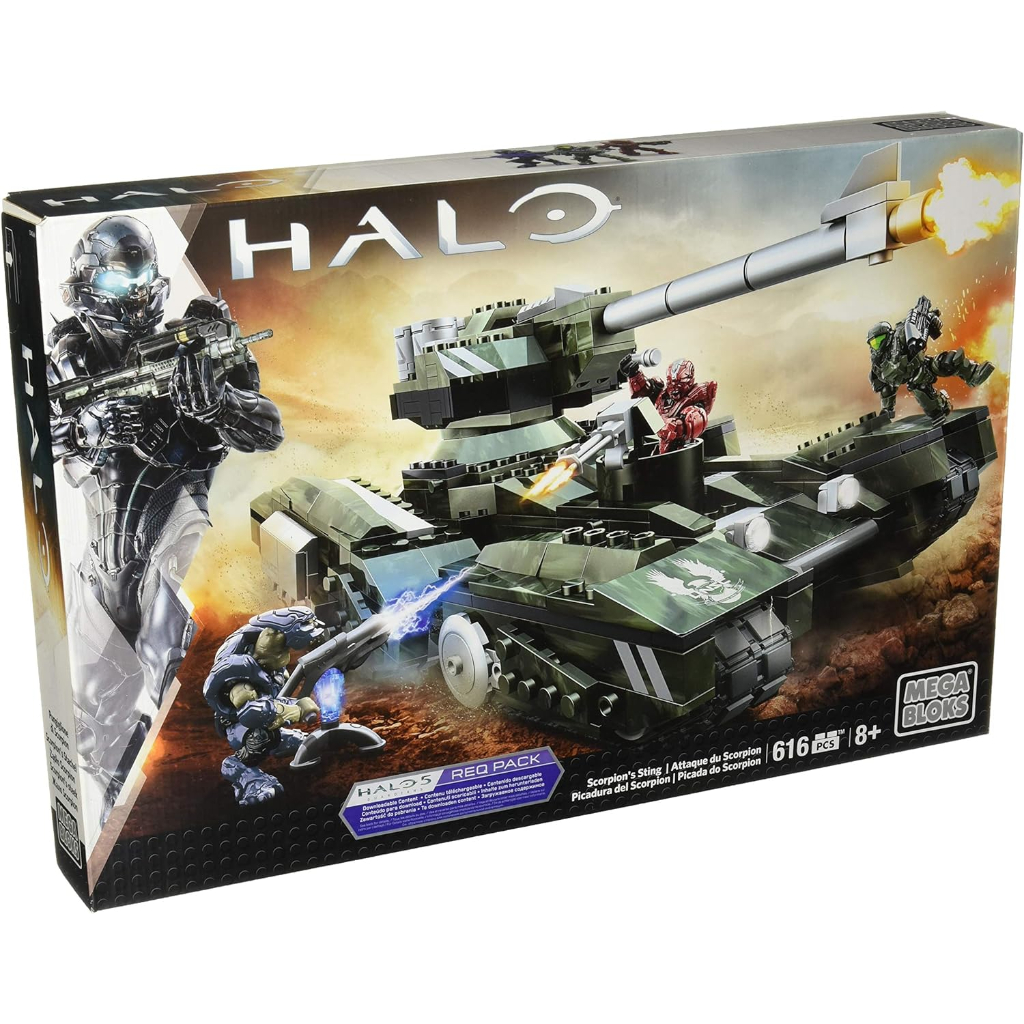 mega bloks halo scorpion's sting 616 pieces (7)