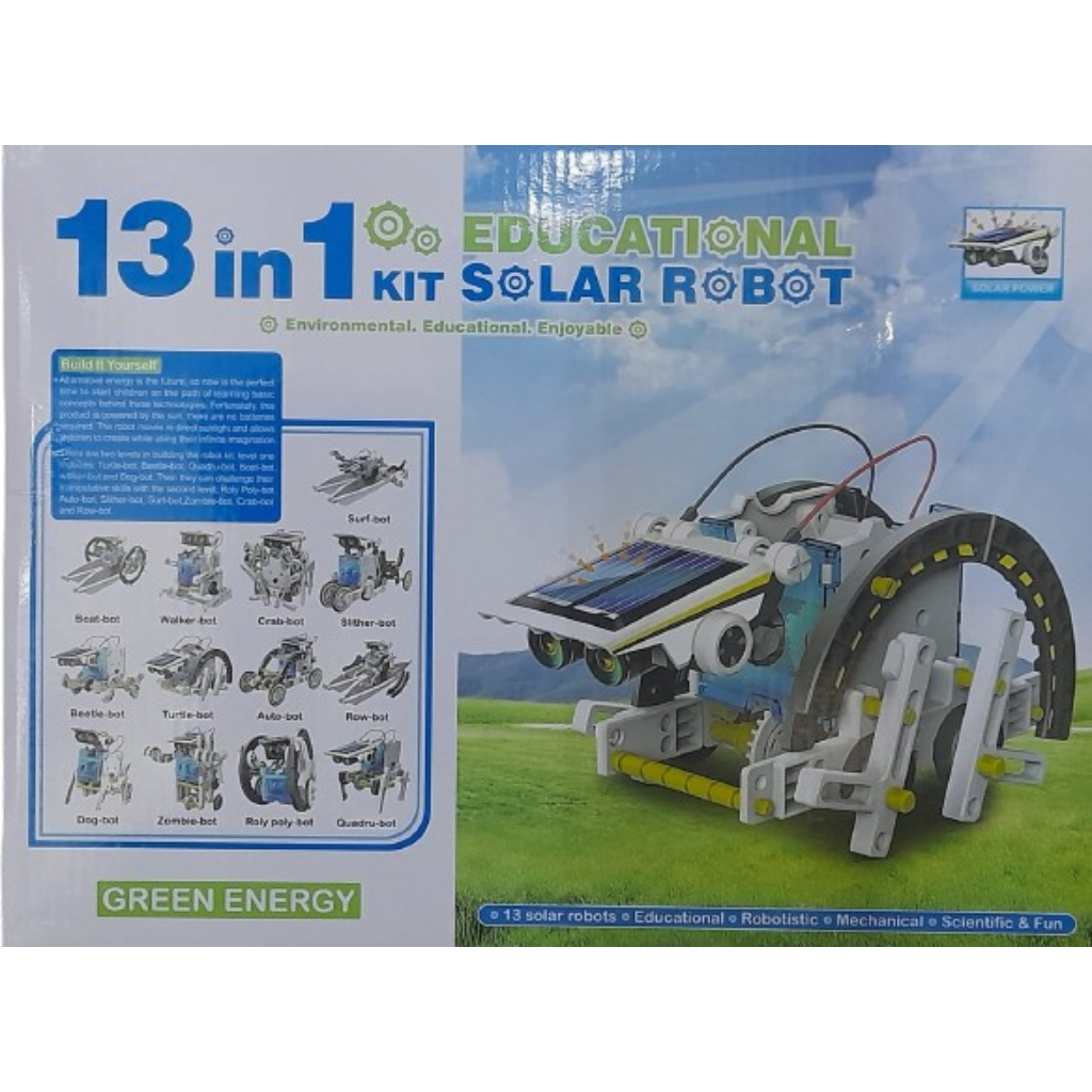 stem 13 in 1 solar power robots creation toy