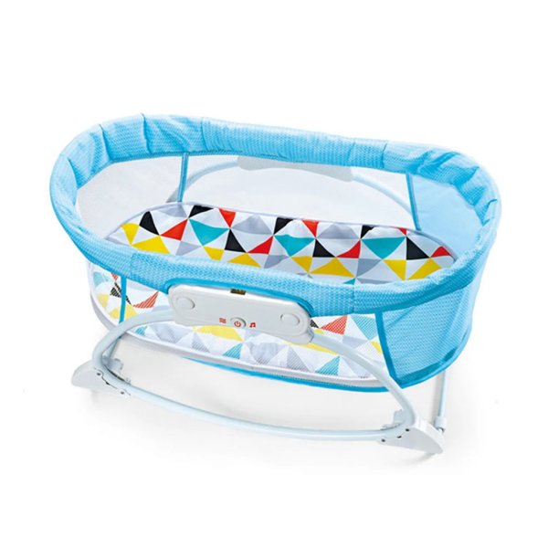 sleep peacefully musical bassinet blue (6)