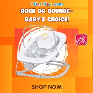 Smart Steps My First Rocker 2 Bouncer- Two of a Kind Grey