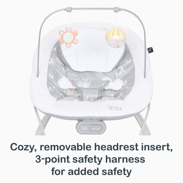 smart steps my first rocker 2 bouncer two of a kind grey6