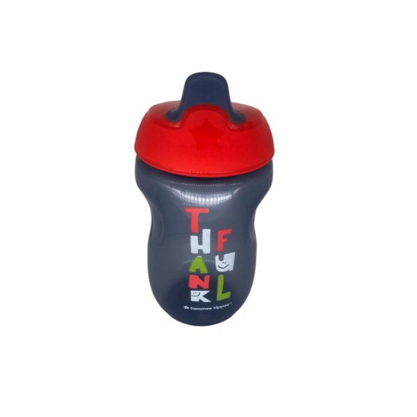 tommee tippee sippee cup, water bottle for toddlers, spill proof, bpa free, colorful and playful designs, 10oz, 9m+, pack of 3 (2)