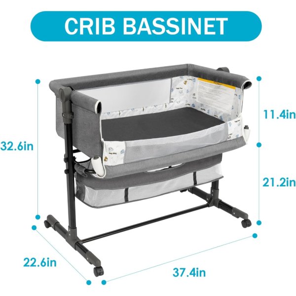 yadaqe baby bassinet, baby basinet5