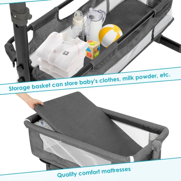 yadaqe baby bassinet, baby basinet6
