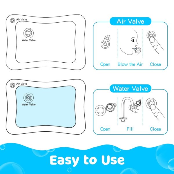 yeeeasy tummy time water mat3