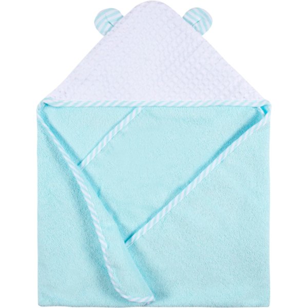 2 pack baby neutral little animals hooded towel and washcloth mitt set one size2