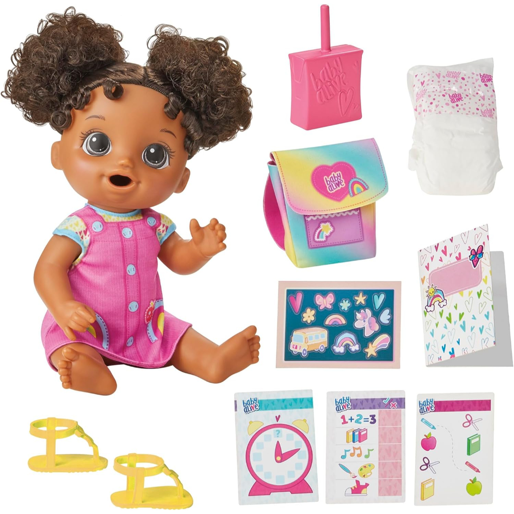 baby alive time for school baby doll set2