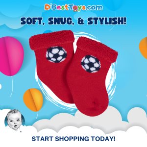 Baby Boys All Star Terry Wiggle Proof® Socks0-3M