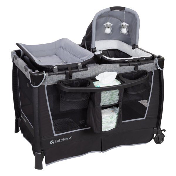 baby trend simply smart nursery center whisper grey6